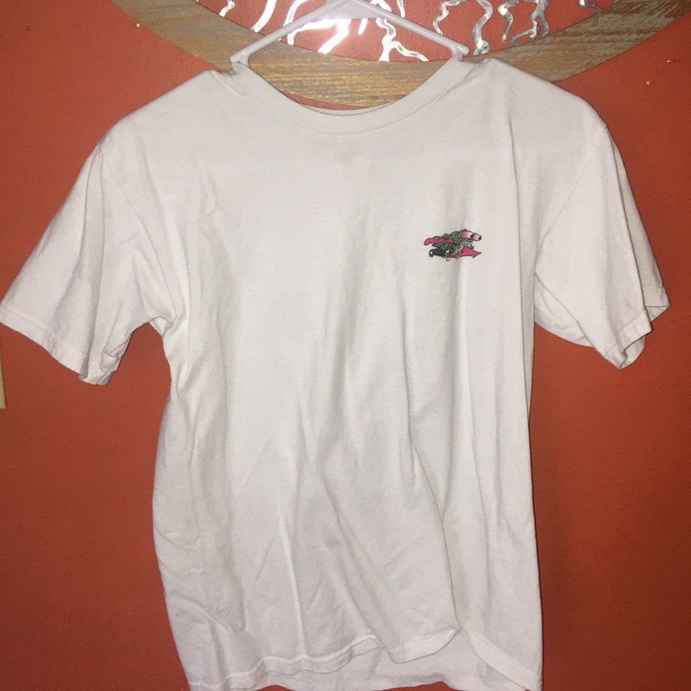 Santa Cruz white t-shirt